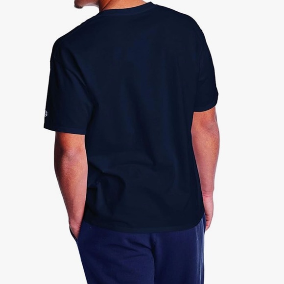 Champion Big C Script Logo Graphic T-Shirt Navy Blue Men’s Size M NWT - Picture 4 of 6